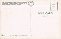 Ungestempelte Postkarte NT-8 Panoramastraße, gemalt von der Mundkünstlerin Nyla Thompson