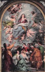 L'Assomption de la Vierge par P. P. Rubens (à la Cathédrale d'Anvers.)