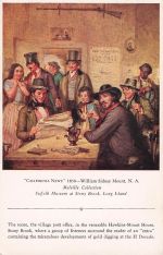 "CALIFORNIA NEWS" 1850-William Sidney Mount, N. A. Melville Collection