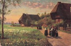 Künstler-AK H. Hoffmann: Frauen in traditioneller Tracht