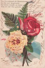 Freundeshand ein Blumenstrauss Set Dir heut' dargebracht,