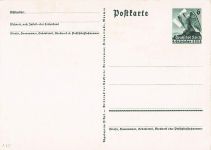 DR - Sudetenland 6 Pfg. Sonderganzsache SST Wien Tag d. Deutschen Polizei 1939