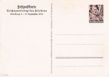 Postkarte Drittes Reich Reichsparteitag 1939 nicht gelaufen