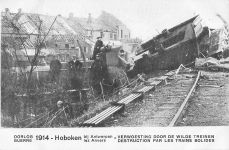 OORLOG GUERRE 1914 - Hoboken bij lez Antwerpen Anvers