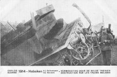 OORLOG GUERRE 1914 - Hoboken bij lez Antwerpen Anvers