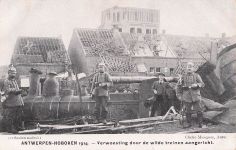OORLOG GUERRE 1914 - Hoboken bij lez Antwerpen Anvers