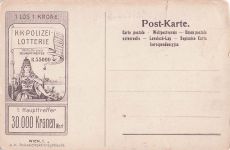 Mostar Narentabruecke K.K. Polizei Lotterie Gebrauchsspuren