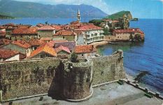 Postkarte Carte Postale Budva Pogled na Budvu i Stare Zidine