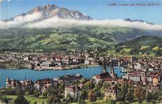 Luzern Gesamtansicht, Pilatus AKU2 Luzern Stadt
