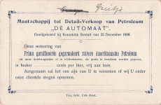 Jugendstil-Postkarte, die etwa zwischen 1900 und 1910