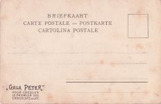 Peter Schokolade, französische Werbung, Süßigkeiten.