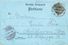 MONDSCHEIN LITHO GRUß AUS DÜSSELDOR