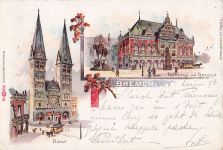 Bremen Rathaus Roland Dom Kat. Bremen