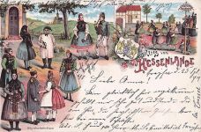 Gruss vom Hessenlande - Litho