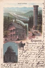 Litho Heidelberg am Neckar, Königsstuhl, Wirtschaft, Sternwarte