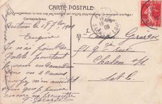 COMITÉ PERMANENT DES FÉTES AUTUN AÉROPLANE ENGAGÉ du 6 au 12 septembre 1909
