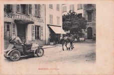Szene in Marcigny, Frankreich, aus dem frühen 20. Jahrhundert.