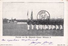 Parade vor Sr. Majestät Kaiser Wilhelm II.