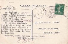 Grußkarte der Firma „La Pelleterie de France“ aus Paris.