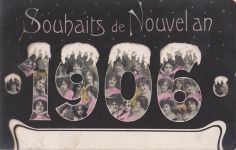 AK Jahreszahl 1909 zu Neujahr