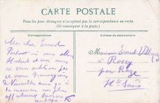 französische Karikatur-Postkarte (No. 20 aus der Serie „Cartes Humoristiques“)