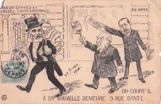 POLITISCHE SATIRE ÜBER DEN GERICHTSHOF IN FRANKREICH