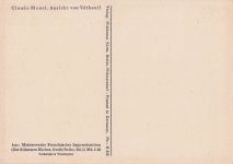 Reproduktion des Gemäldes „Ansicht von Vétheuil“ von Claude Monet.