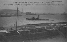 44. CHALON-S-SAONE Inondations des 24 & 25 Janvier 1910.