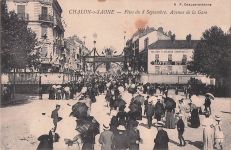 CHALON-S-SAONE -Fêtes du 8 Septembre. Avenue de la Gare