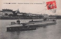 CHALON-SUR-SAÔNE. La Saône et les Chantiers du Petit Creusot. - LL.