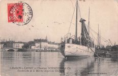 CHALON-S-SAONE Chantiers SCHNEIDER et Cie. Garde-Côte de la Marine Impériale Ottomane