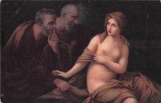 POSTKARTE LA CASTA SUSANNA - GUIDO RENI - FIRENZE Stengel