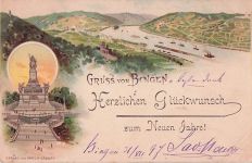 GRUSS VON BINGEN Herzlichen Glückwunsch zum Neuen Jahre!