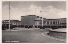 Ak Duisburg im Ruhrgebiet, Neuer Bahnhof