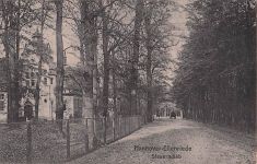 Ansichtskarte Hannover-Eilenriede, Steuerndieb, Strasse und Gebäude