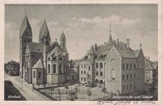 AK Crefeld, Josefkirche und Schule