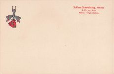 Schloss Schweissing, Böhmen K. Fr. Jos. Bahn Post u. Telegr.-Station.