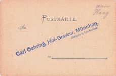 Carl Oahring, der als Königlich Bayerischer Hof