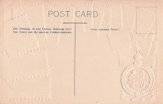 AK Briefmarken und Wappen Englands, Krone