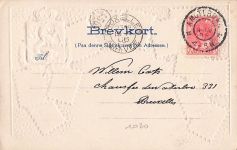 Präge Briefmarken Wappen Litho Norwegen, Norge