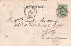 Ansichtskarte Italien, Briefmarken mit Wappen