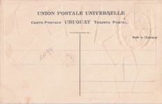 Briefmarken Wappen Ansichtskarte / Postkarte Uruguay, Pesos, Centesimo