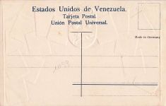 Präge Briefmarken Wappen Ak Venezuela