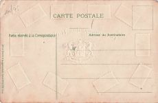 BELGIEN frühe Briefmarken philatelistisch patriotisch PC 1910er Jahre