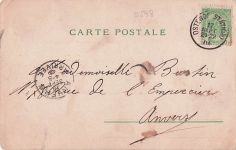 Postkarte Le Langage Des Timbres de I'Europe Frankreich Geteilter Rücken