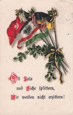 Postkarte stammt aus der Epoche des Ersten Weltkriegs (1914-1918)