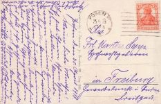 historische polnische Postkarte aus der Zeit des Ersten Weltkriegs