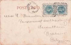 "Die Meteorflagge Englands" Antike Postkarte aus dem Britischen Empire, London 1900