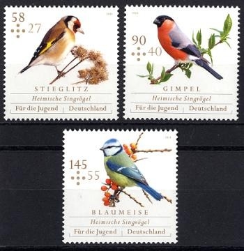 Belgien Briefmarken 2003 „Vögel“ – Komplette Produktbild-Vorschau 4