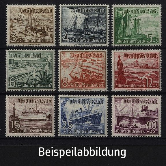 Briefmarke Deutsches Reich SK32 Postfrisch MNH – 1937 Schiffsmotiv, Sammlerqualität Von Prophila